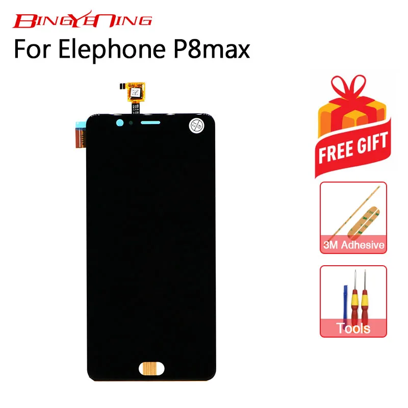 BingYeNing новый оригинальный для Elephone P8 Max сенсорный экран и ЖК дисплей Дисплей