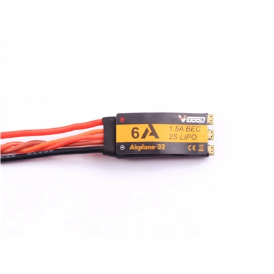 Новейший VGOOD 6A/12A/20A/40A/60A/80A/100A 2S 32 битный бесщеточный ESC с 1.5A SBEC для неподвижного