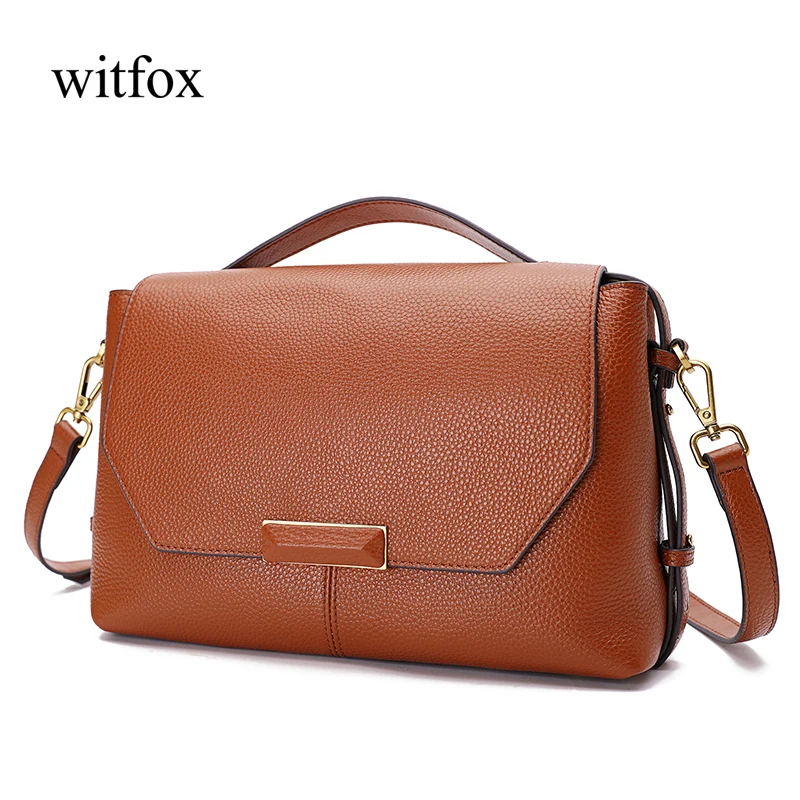 women bag for lunch new elegant shoulder Litchi pattern fashion genuine leather lady hand bags | Багаж и сумки