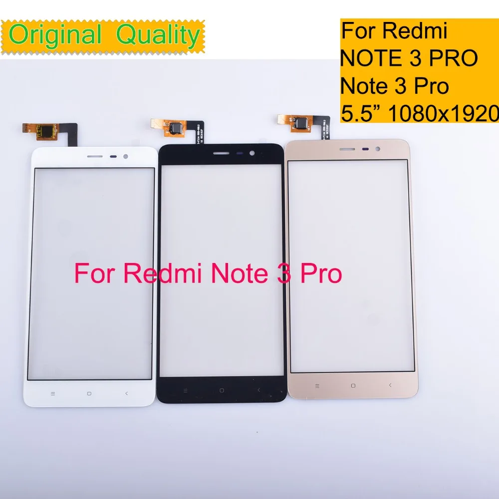 10 шт./лот для Xiaomi Redmi Note 3 Pro сенсорный экран дигитайзер Сенсорная панель Датчик