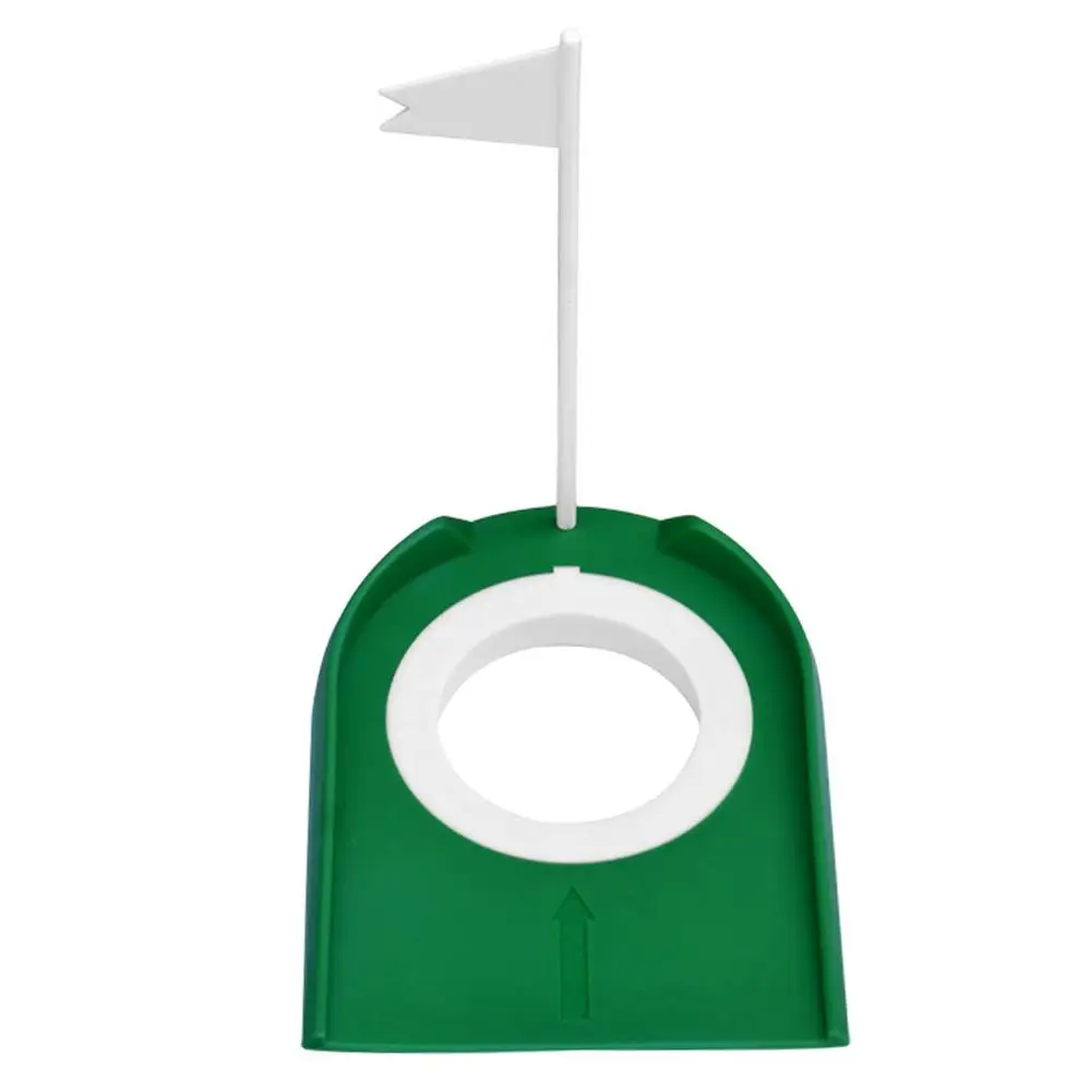 

Plastic Golf Hole Putting Cup Device With Flag Indoor Practice Golf Training Aids Tool Accessory Adjustable Hole Sport Training