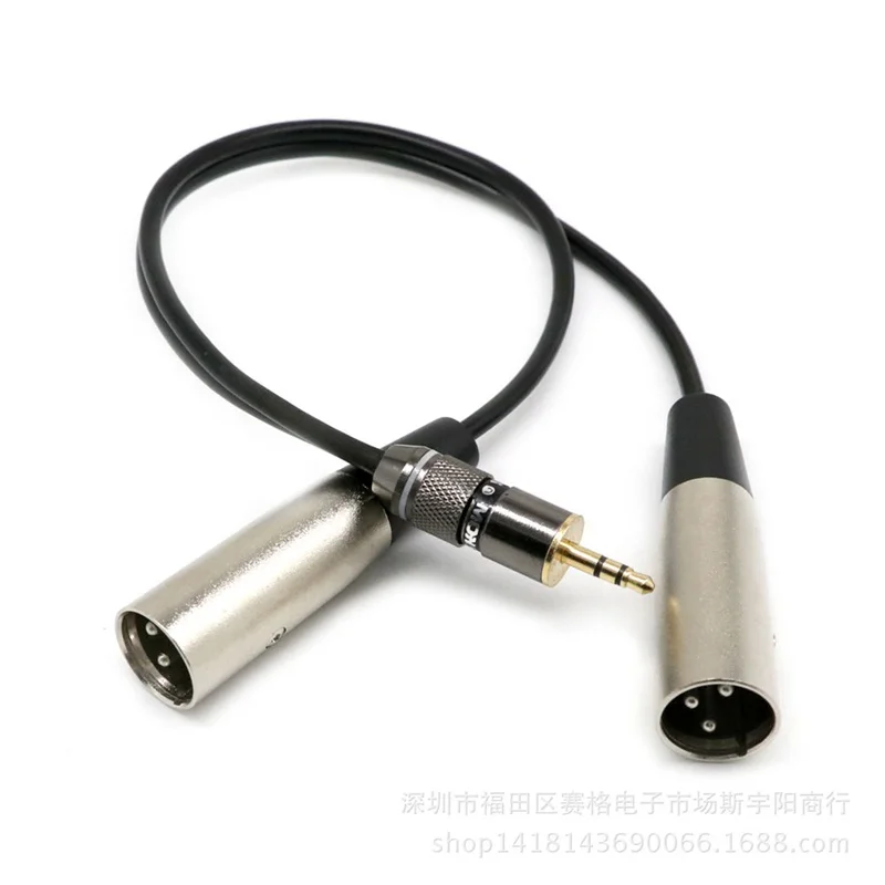 Горячий TTKK аудио кабель 3 5 мм стерео для 2 XLR Canon/mother Поворотная карта | Электроника