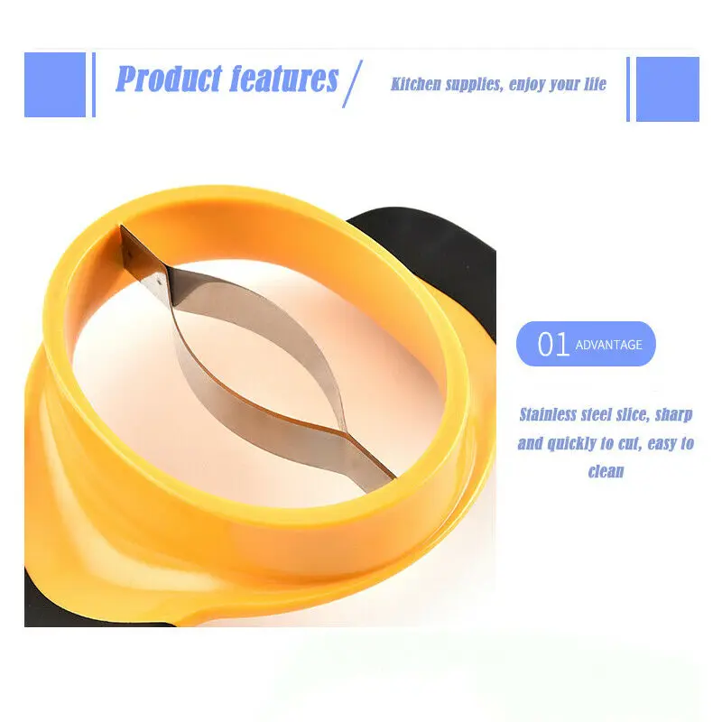 Нескользящие ручки нож для манго Splitter резак нержавеющая сталь Seed Remover инструмент