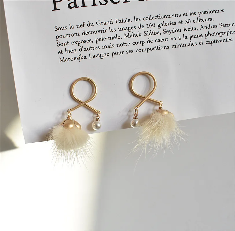 Модные минимализм Матовый Золотой серьги-гвоздики гипоаллергенный