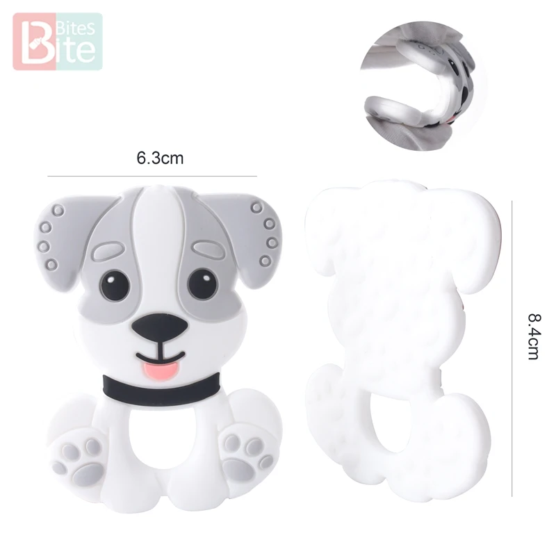 Bite Bites 1pc Silicone Teether Unicorn Food Grade Silicone Rodent Baby Chews Tiny Rod Baby Goods BPA Free Cartoon Baby Teether