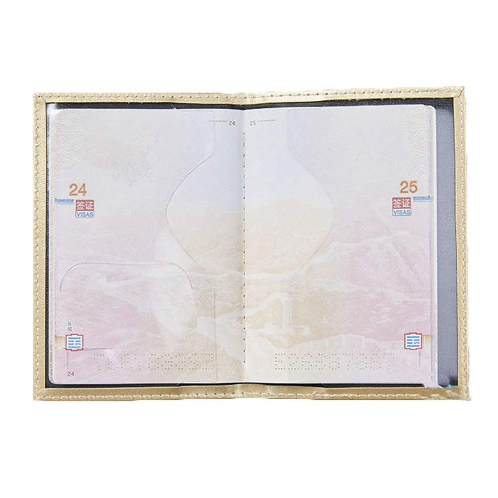 2019 Fashion Cute Passport Cover Women Russia Pink Holder Covers for Passports PU Leather Woman Man Case | Багаж и сумки