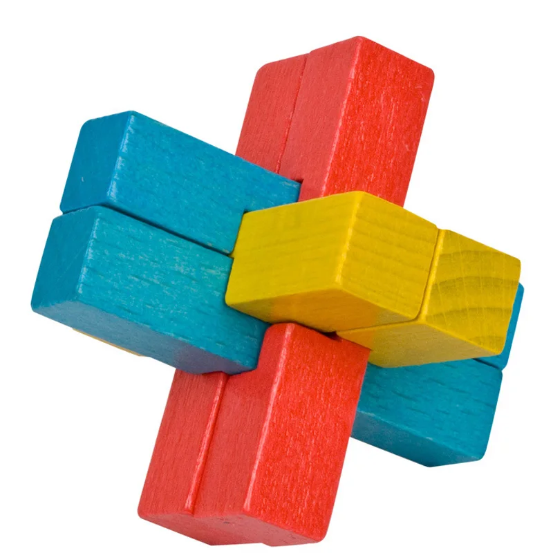 Деревянная игрушка-головоломка классическая игра ума для взрослых подарок