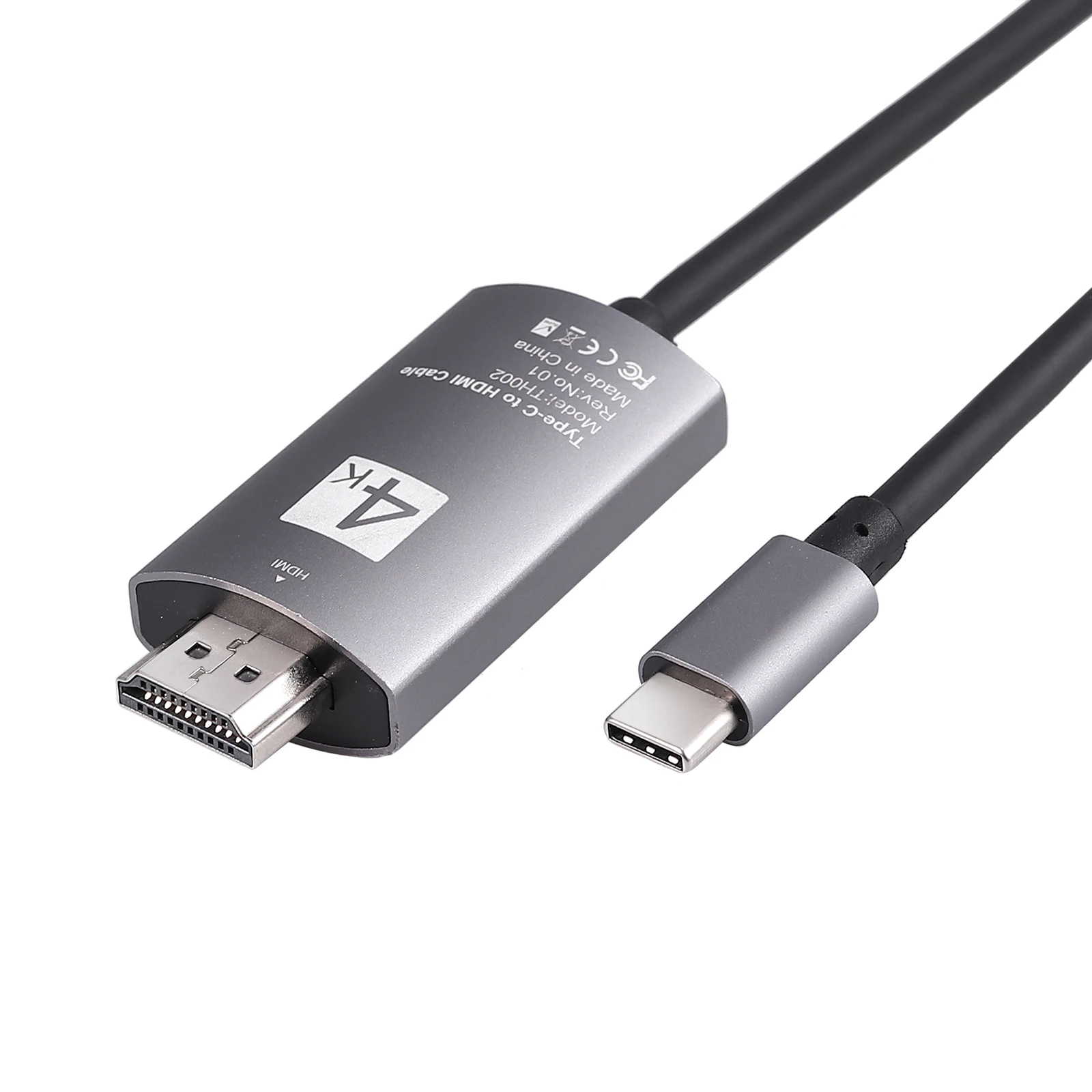 Esynic 2 м черный USB-C 3 1 Тип C к HDMI ТВ HD кабель Поддержка 4K 3840x2160 Typc для Macbook Chromebook Zen |
