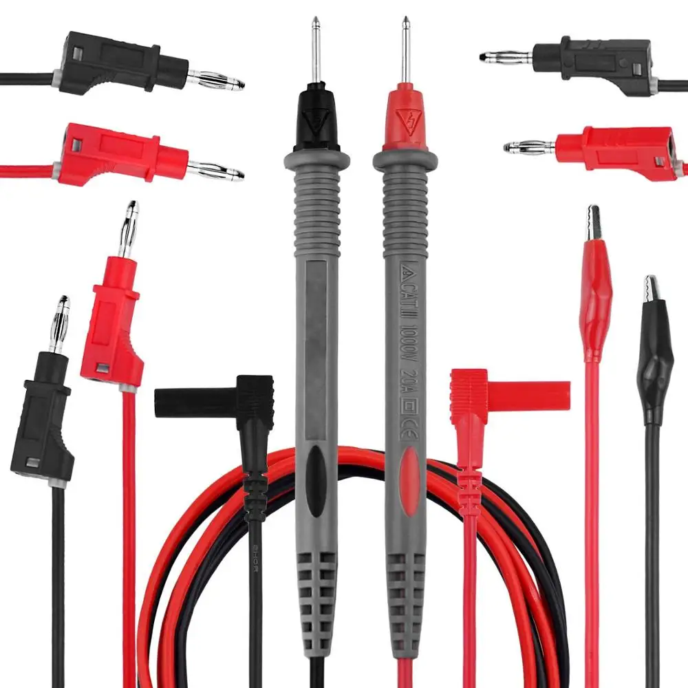 

Multimeter Test Lead Kit,Digital Multimeter Lead,Electronic Professional Diagnostic BTMETER BT-910X,Access to ICS, LED, SMD,etc