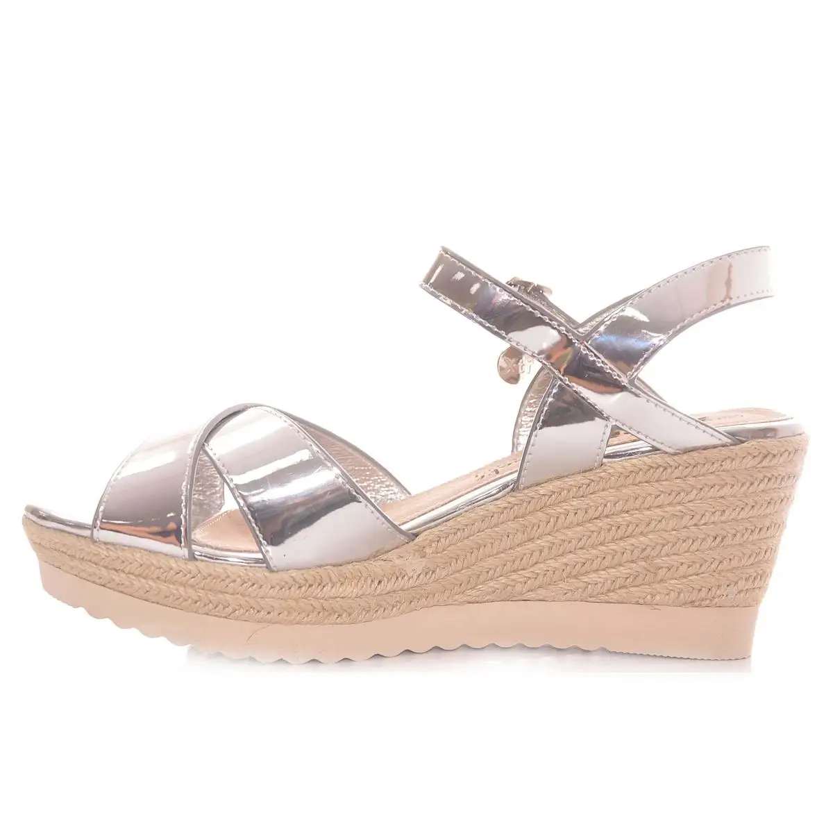 XTI WOMAN SYNTHETIC SANDALS детская * + сандалии SILVER SYNTETIC|Боссоножки и сандалии| |