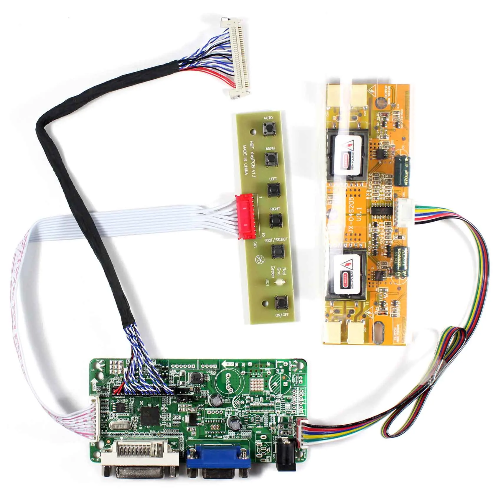 VGA + DVI ЖК-плата контроллера для 17 дюймов ~ 19 ЖК-панель DIY ЖК-монитор | Электроника