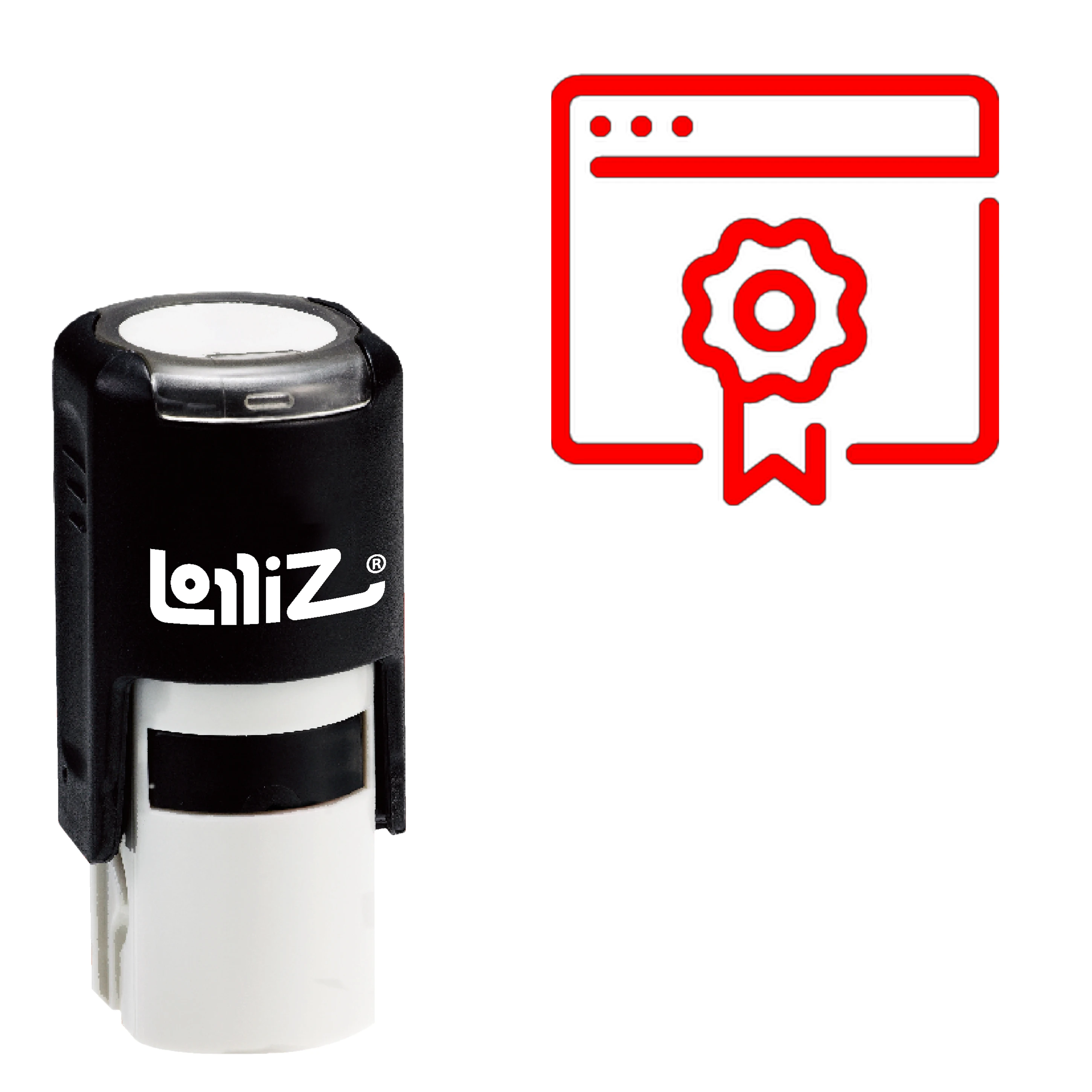 

Самонастраивающийся резиновый штамп-серия современных символов Lollipop Web Award