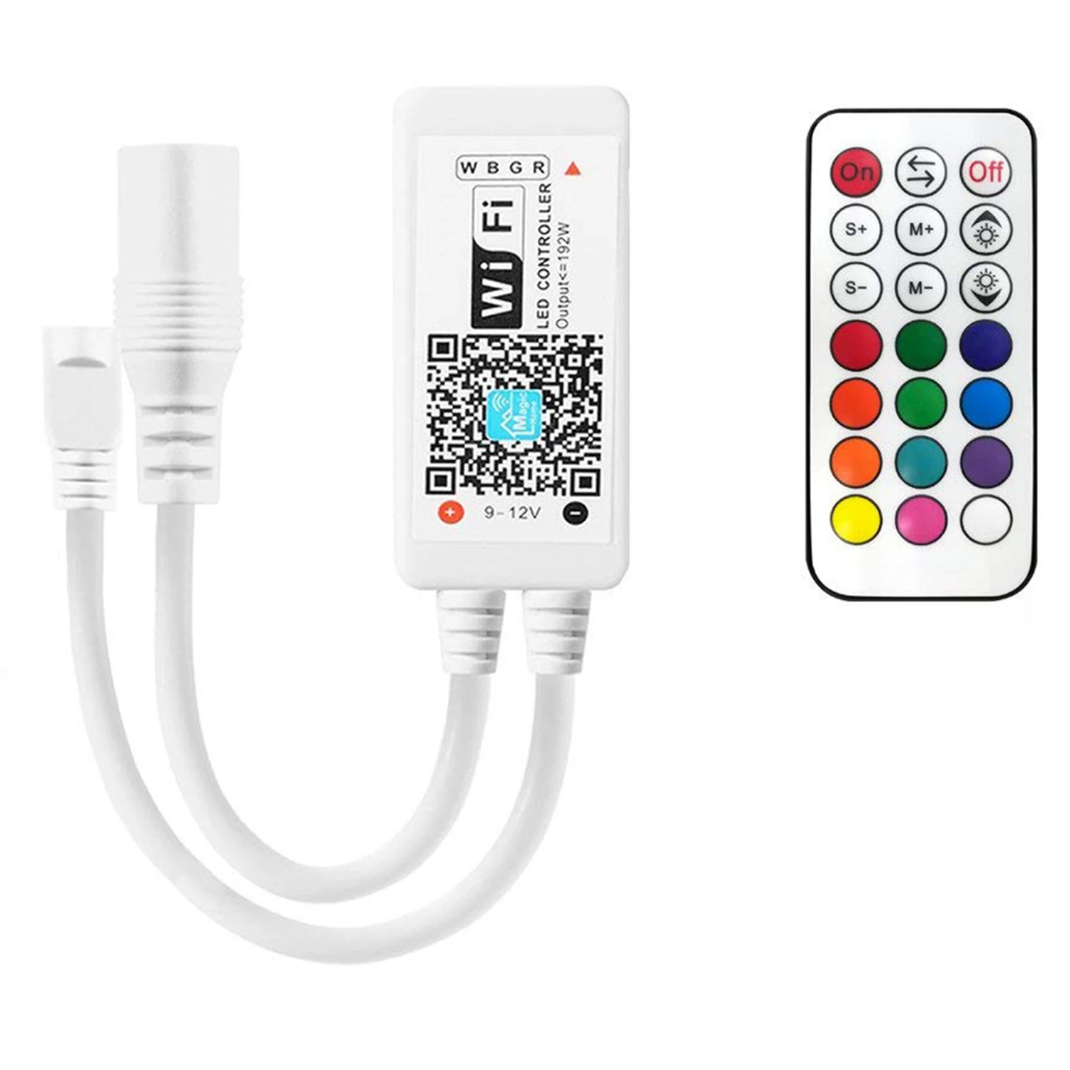 Led Strip RGBW Controller RF with 21 Keys Wireless Remote Google/Alexa for 5050/3528 SMD |