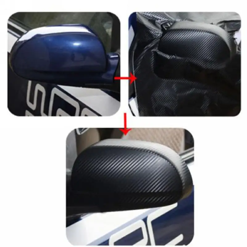 1.5Mx60CM DIY Carbon Sheet Fiber Car Body Film Auto Wrap Roll Sticker Black for Decoration Accessories карбон листовой лист| |