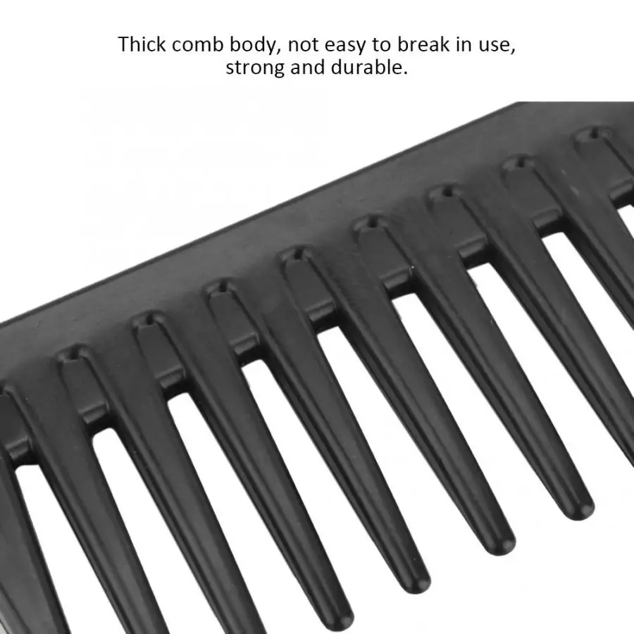 hair brush Portable Men Oil Hair Hairdressing Comb Wide Large Tooth Long Handle Hairstyle professional comb | Красота и здоровье
