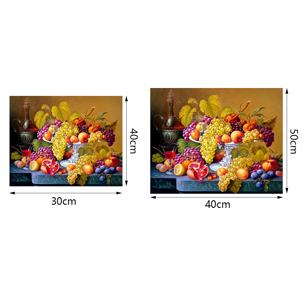 3D круглые стразы, подарок для дома, алмазная вышивка, кухня, фрукты, вышивка крестиком, картина, Настенный декор, без рамки, сделай сам, кристалл, ремесло