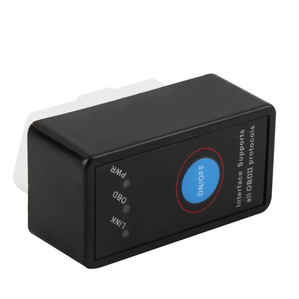 2021 диагностический инструмент OBD2 ELM327 OBDII сканер V2.1 аппаратное обеспечение работы
