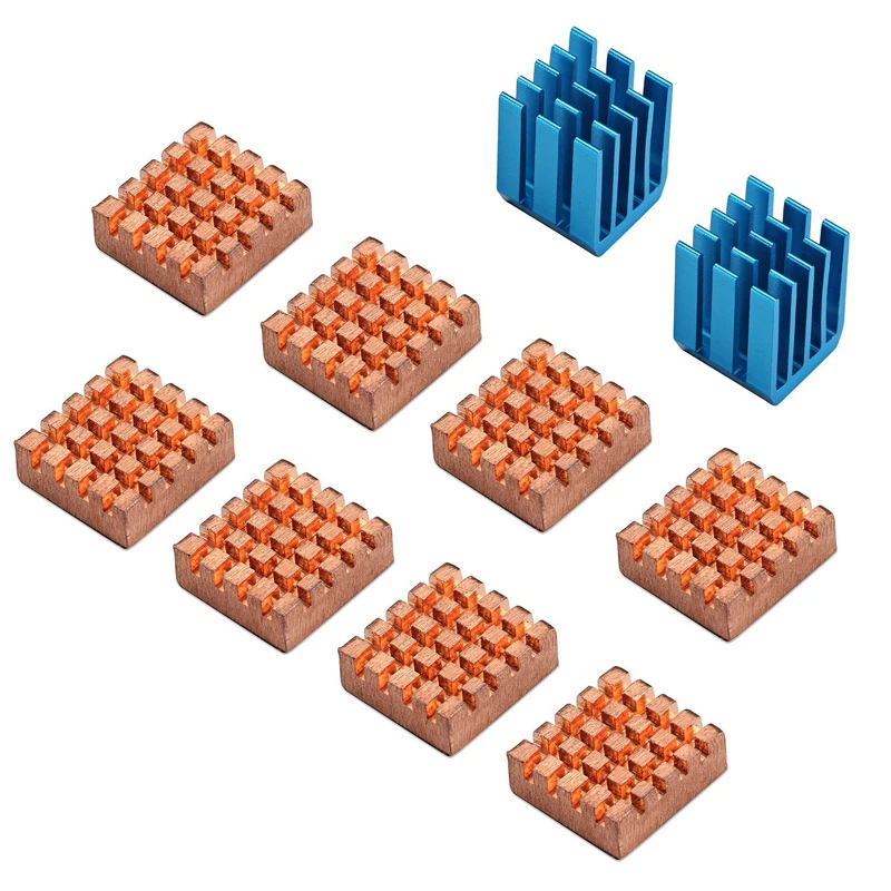 10pcs/set Cooling Copper Heatsink For Raspberry Pi For Vga Ram Cooling Heatsinks Cooler Aluminium Shim Pad Thermal Heat Sinks
10pcs/set Cooling Copper Heatsink For Raspberry Pi For Vga Ram Cooling Heatsinks Cooler Aluminium Shim Pad Thermal Heat Sinks