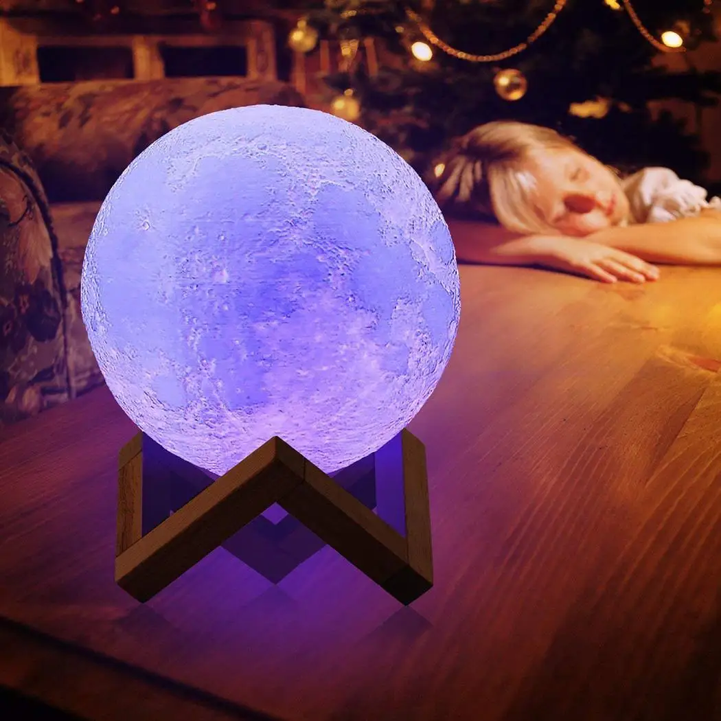 New Home Bars Cafes Romantic Places USB power supply Moon Shape Vivid 10000h LED PLA Night Light Kit 36V | Лампы и освещение