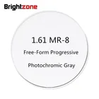 1,61 MR-8 Бесплатная-прогрессивной формы фотохромныесерого цвета нет он-лайн AR диоптрий очки по рецепту линзы, солнцезащитные очки оптические Progressiva объектив
