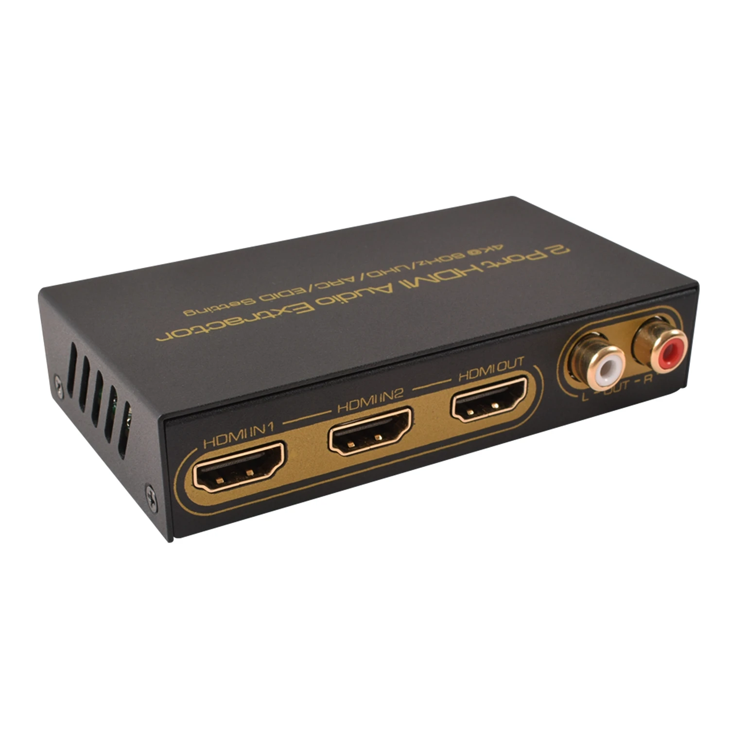2 порта 4 k @ 60 Гц 18 Гбит/с 4: HDR ARC HDMI коммутатор с оптическим SPDIF и RCA L/R аудио выход в 1