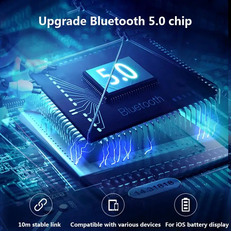 TWS Bluetooth 5 0 наушники беспроводная гарнитура двойные вкладыши Автоматическое