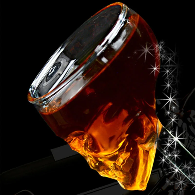 3d креативный ужас Кубок с черепом боросиликатное стекло красного вина/виски духи