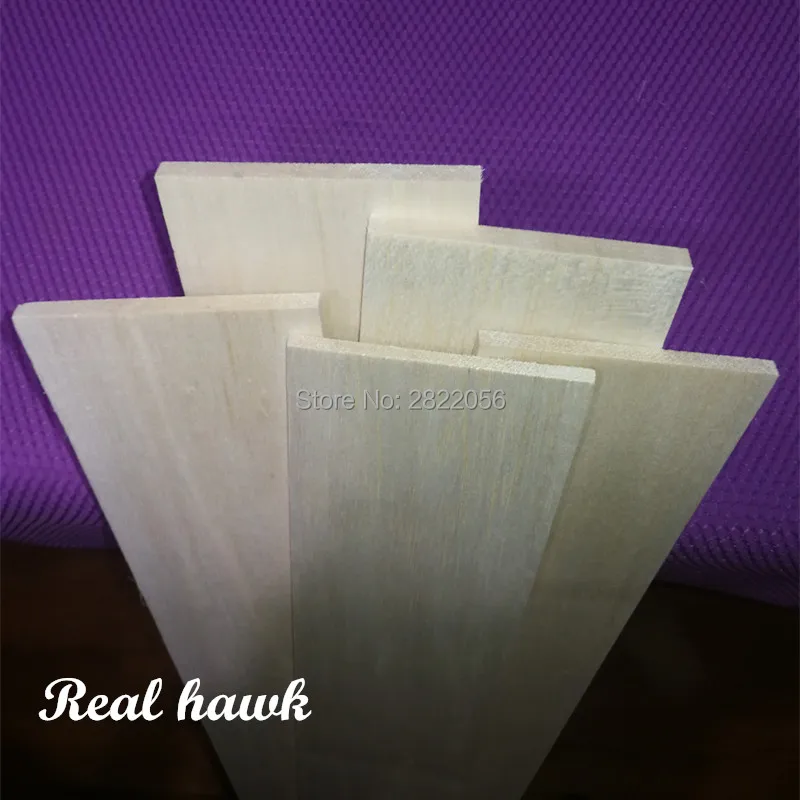 Деревянные листы 500x80x 6/7/8/9/10/12/15/20 мм AAA + модель Balsa для самостоятельной сборки с