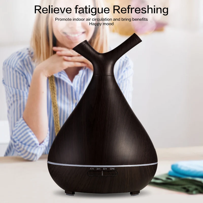 EU Plug Mini Essential Oil Diffuser Aroma Air Humidifier Double Branch Fog Mouth Home Office Aromatherapy Machine Cool Mist Hu | Бытовая