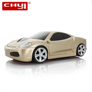 Беспроводная оптическая Автомобильная мышь CHYI 1600DPI USB крутой 3D дизайн автомобиля Благородный Золотой ноутбук ПК компьютерные игровые мыши Sem Fio для детского подарка