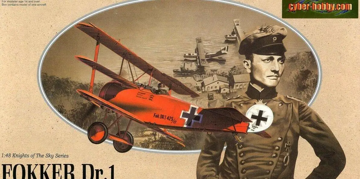 

Набор моделей Dragon 5903 1/48 Fokker Dr.I "Красный Барон"
