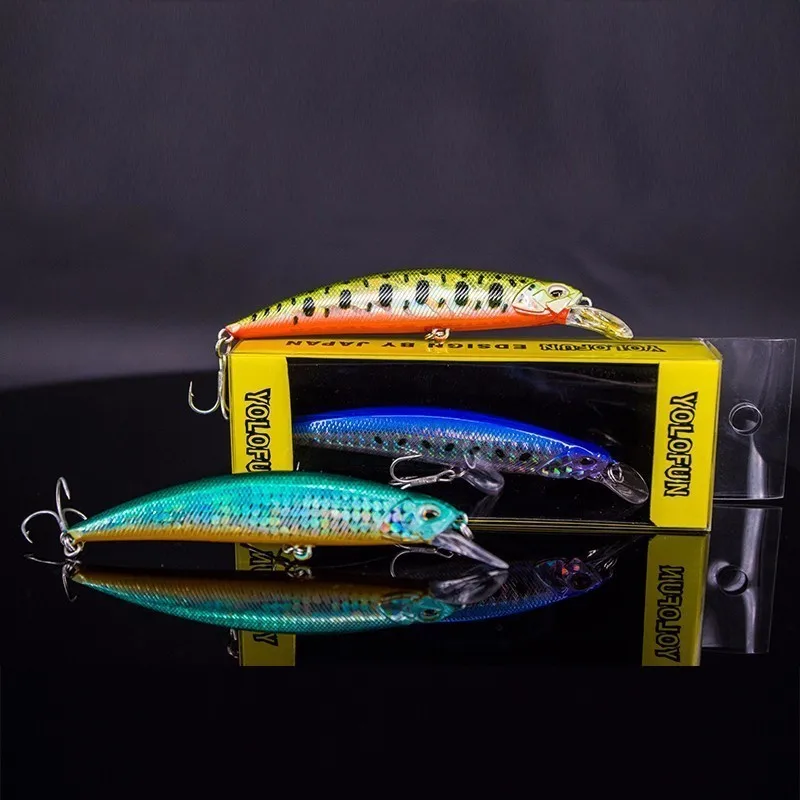Отличный хорошие рыболовные приманки Minnow 9 5 cm 15g жесткие далеко литья поплавок