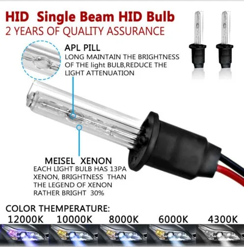 HID Xenon 55 Вт фар преобразования 35 Вт/55 W 12 V H1/H3/H4/H7/H11/9005 4300 K 5000 6000 8000 KHID тонкий балласт