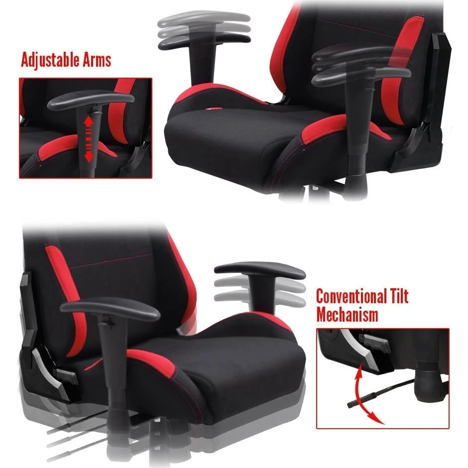 DXRacer OH/FD01/NR высокий задний компьютерный стул сильная сетка