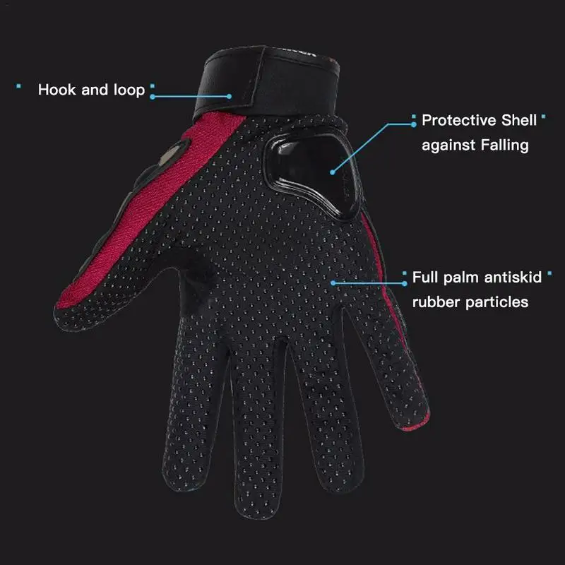 Велосипедные перчатки с закрытыми пальцами мотоциклетные профессиональные
