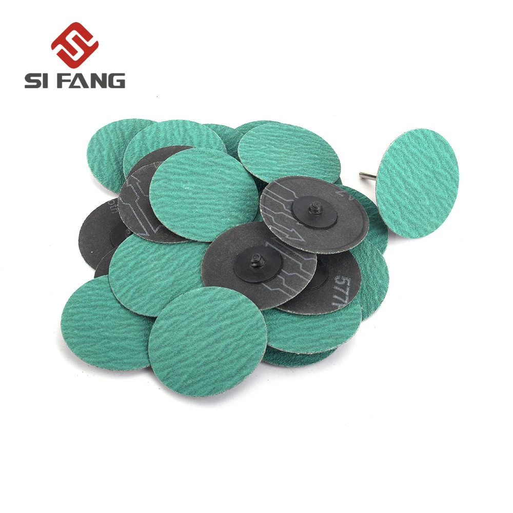 

2" 15Pcs 60/80/120# Roloc Sanding Disc For Metalworking Zirconia Quick Change Disc