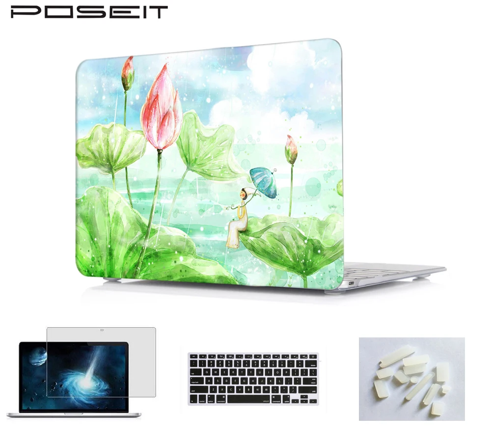 2018 NEW Print Laptop Hard Case Cover for Apple Macbook Pro Retina 12 13 15 inch Air 11 15Touch Bar A1989/A1990 | Компьютеры и офис