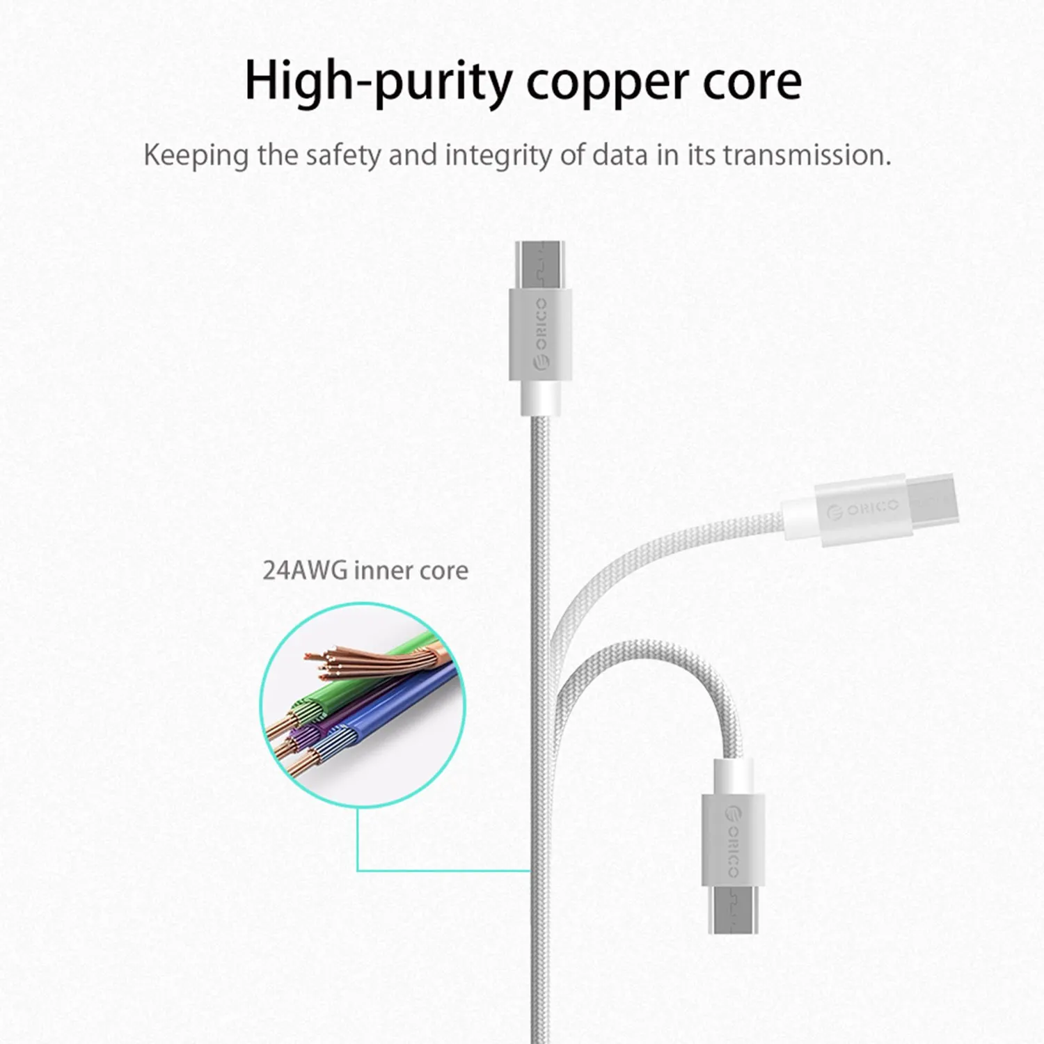 Кабель Htf Usb Type C кабель передачи данных для быстрой зарядки зарядного устройства