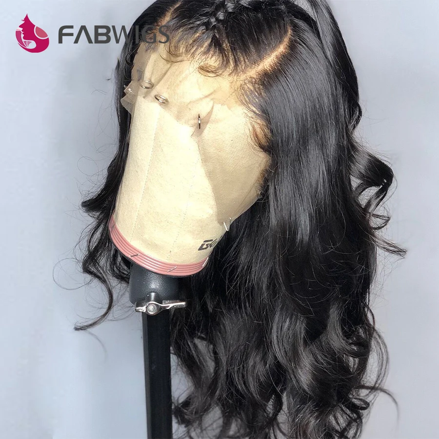 Накладные волосы Fabwigs перуанские волнистые бесклеевые с прядями волос для