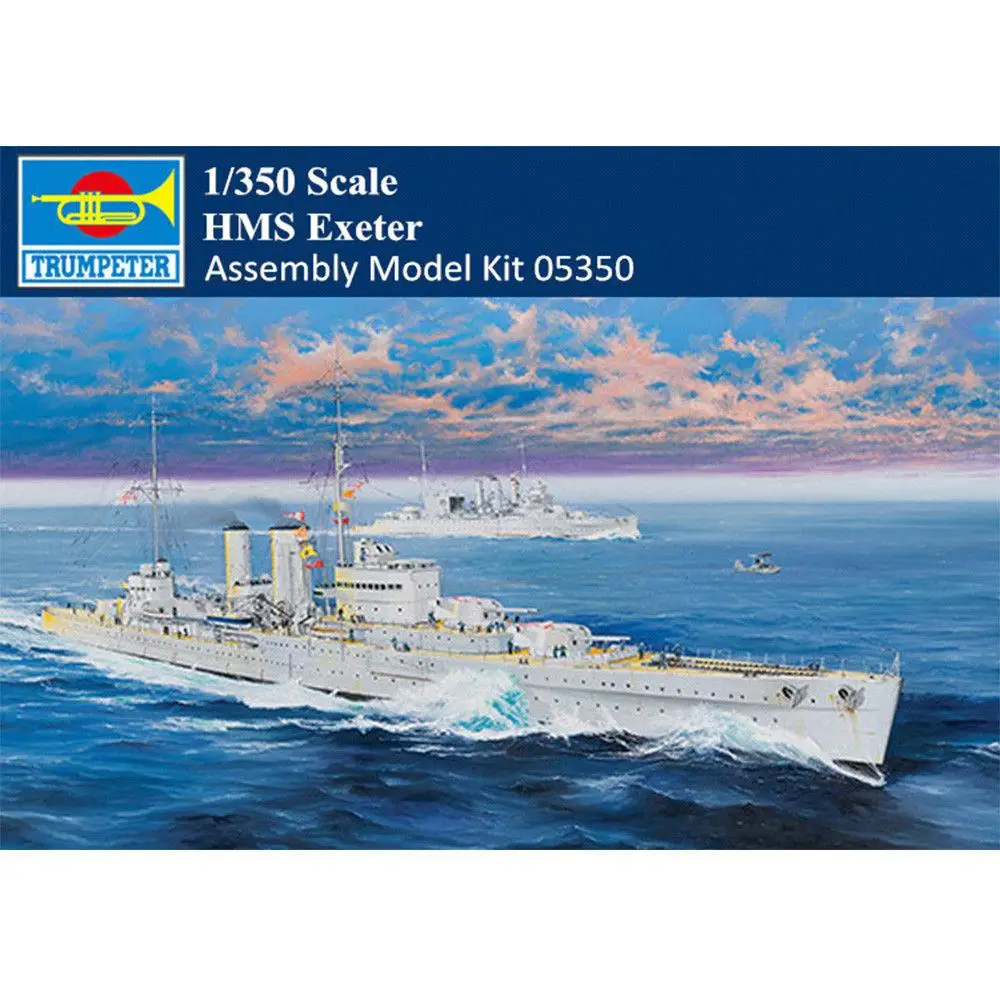 Trumpeter масштаб 1/350 05350 HMS Exeter тяжелый Круизер набор моделей военной сборки|Наборы