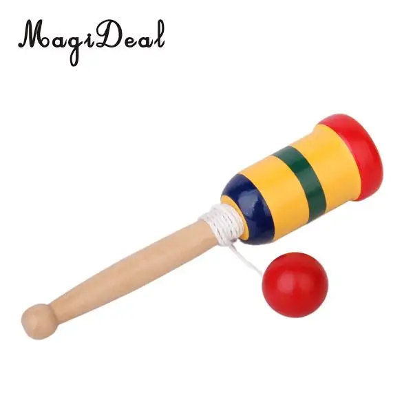 MagiDeal 1 шт. традиционные японские деревянные игрушки Kendama чашка и шар для детей