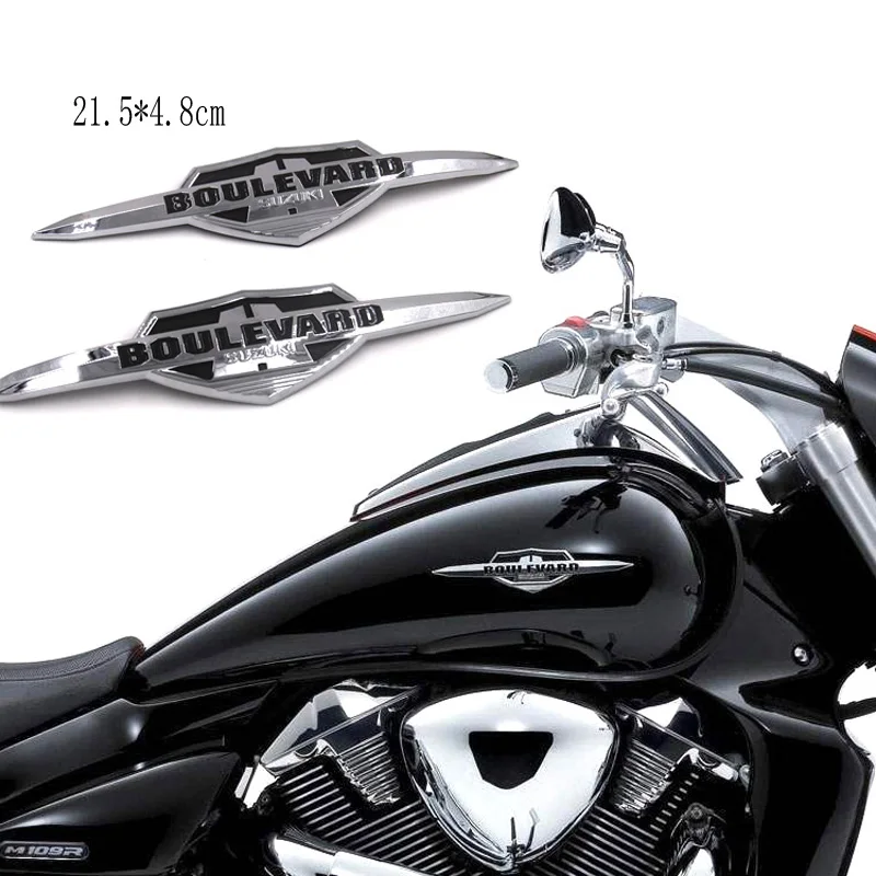 Эмблема для мотоциклетного бака хромированная эмблема значок Suzuki 8. 0 C50 M50 C90 M90 M109R