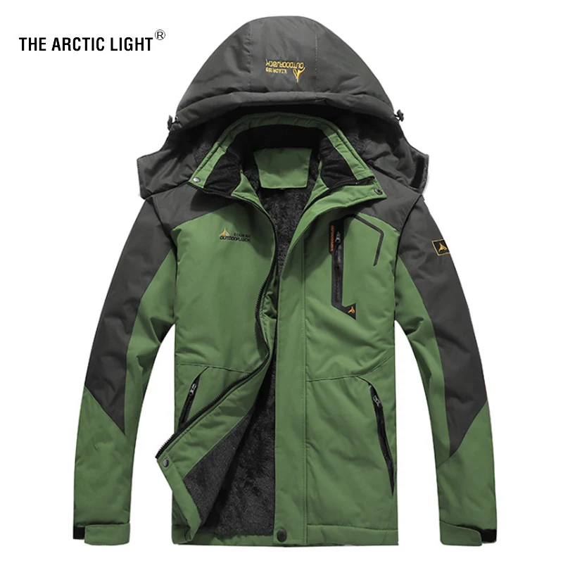 ARCTIC светильник 30 градусов супер теплая зимняя Лыжная куртка мужская