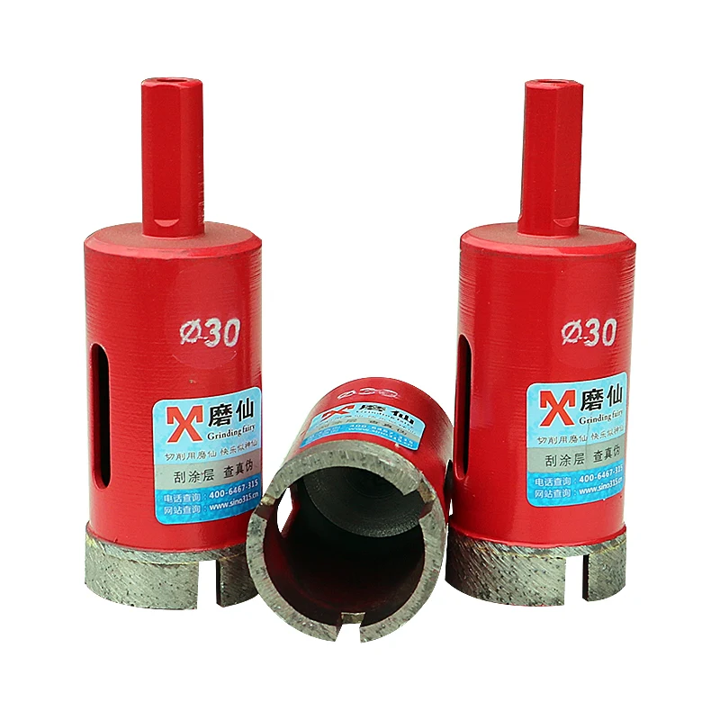 

1PCS Diamond Cobblestone Marble Material Open Hole Wall Water Drilling Diamond Tile Drilling Triangle Drill