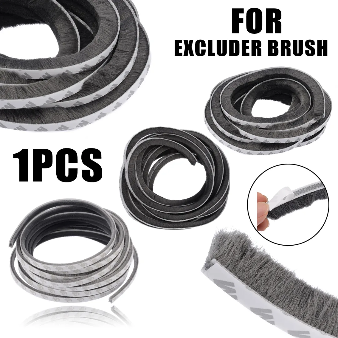 Самоклеящаяся дверная выемка 5 м эксклюзивная оконная щетка уплотнительная