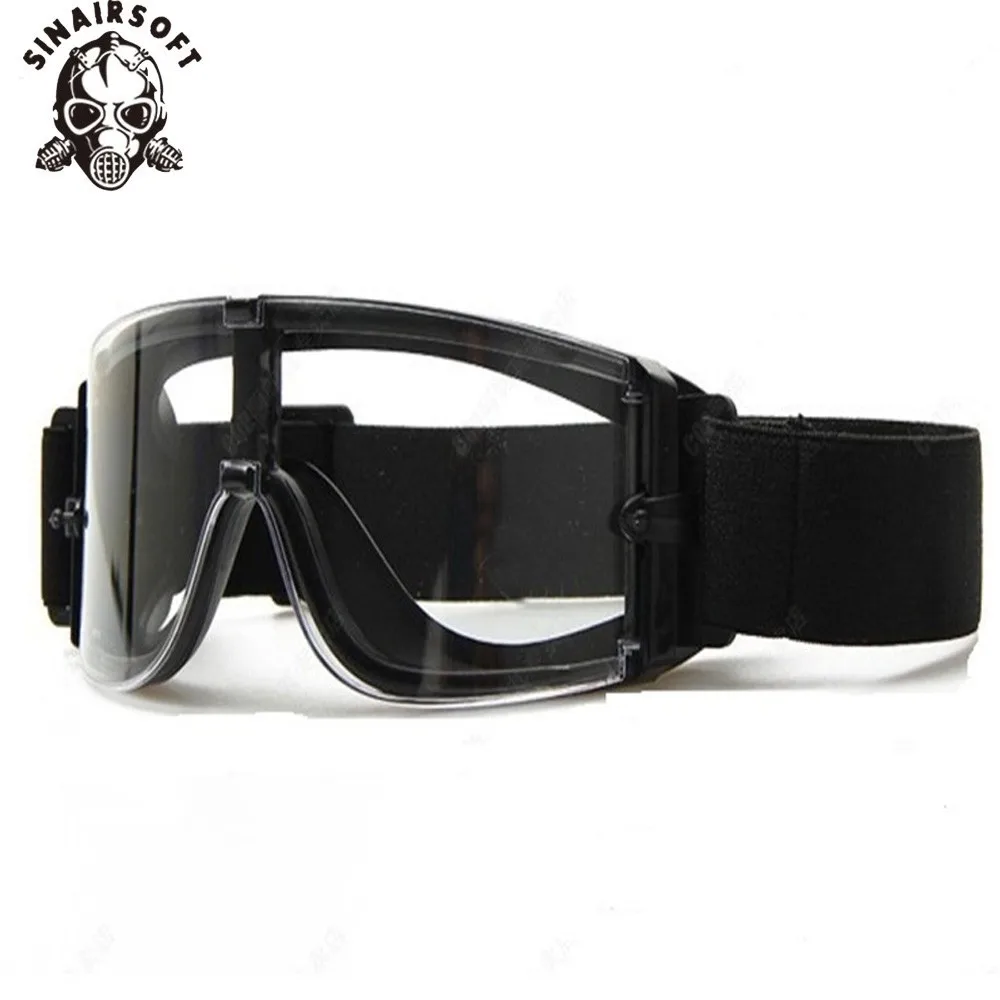 

USMC Airsoft X800 Hunting Military Glasses Tactical Goggle Eyewear Wind Protection Hiking Glasses Sunglasses 3 Lens