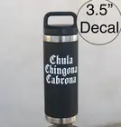 Наклейка на стакан Chula Chingona Cabrona, наклейка Yeti, старинная наклейка на английский, Латиноамериканский, Мексиканский, испанский Кубок, Декор