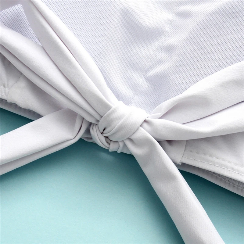 

Sexy Women's White/Black Push Up Bikini Set 2019 Summer Bandage Padded Swimwear Swimsuit Low Waist Bathing Suit Maillot De Bain