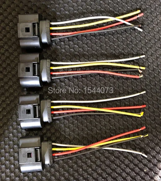 6 шт. катушка зажигания 4 Pin 1J0973724 Ремонтный комплект соединителя 1J0 973 724 для Audi A4 A6
