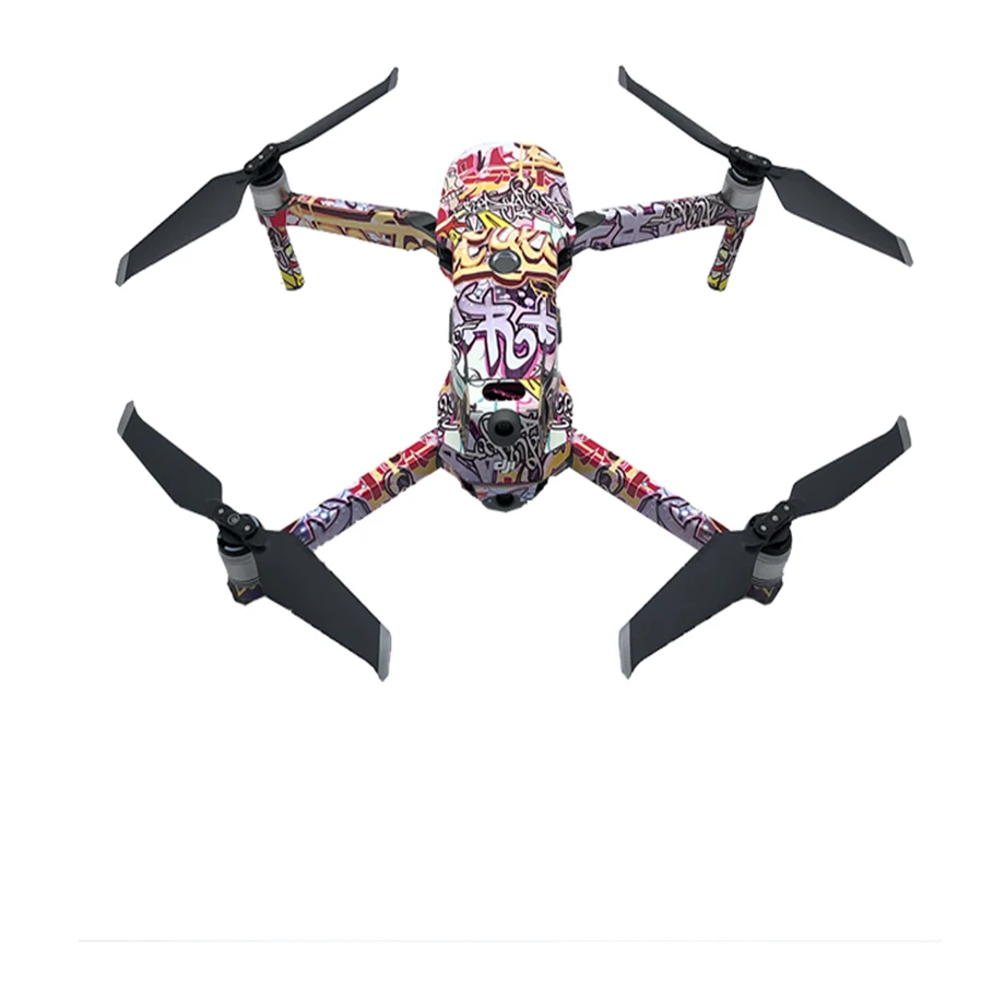 Чехол с граффити наклейкой для DJI Mavic 2 Pro/ Zoom пульт дистанционного управления и 3